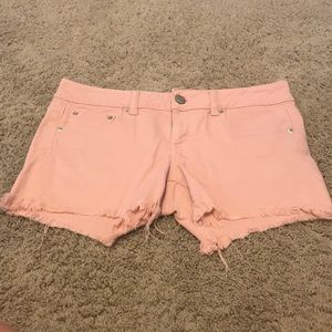 American Eagle colored jean shorts Size 8